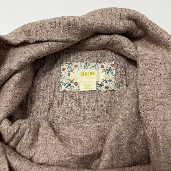 Maeve Anthropologie cowl neck frilly knit sweater - size small. - Picture 7 of 15